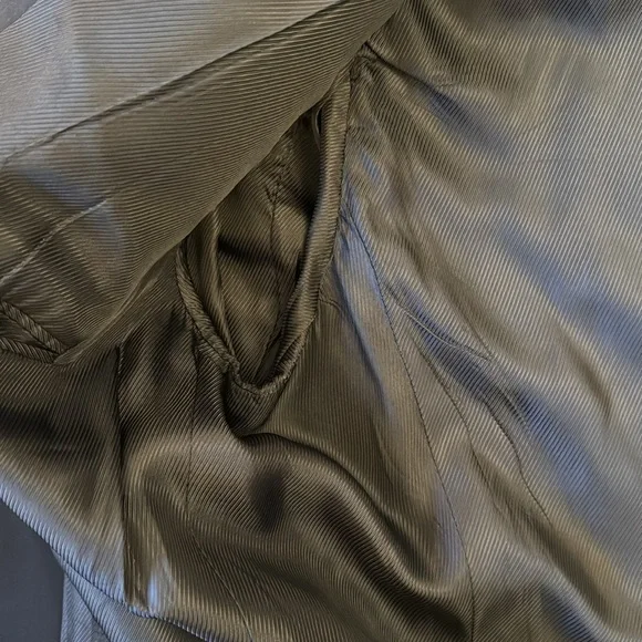 Hart Shaffner Marx 46R Navy Blue Wool Blazer Jacket Coat Two Button USA Viracle - Picture 10 of 13